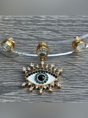 Kurt Geiger London Evil Eye Choker Necklace